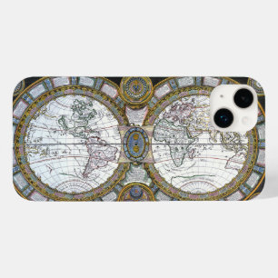 Coques Pour iPhone Carte du Vieux Monde par Claude Auguste Berey