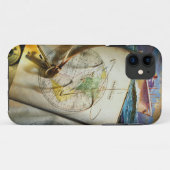 Coques Case-Mate iPhone Carte et boussole (Dos (Horizontal))