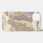 Coques Case-Mate iPhone Carte géologique de l'Ohio (Verso (horizontal))