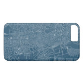 Coques Case-Mate iPhone Carte graphique de Boston (Dos (Horizontal))