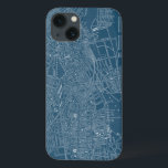 Coques Pour iPhone Carte graphique de Boston<br><div class="desc">Cartes et plans</div>