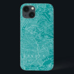 iPhone 13 Coque Carte graphique de New York<br><div class="desc">Décor à la maison</div>