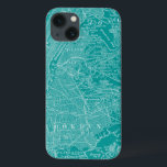 iPhone 13 Coque Carte graphique de New York<br><div class="desc">Décor à la maison</div>