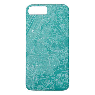 Coque iPhone 7 Plus Carte graphique de New York