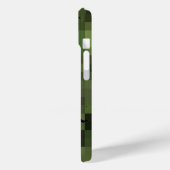 Coques Case-Mate iPhone Carte graphique noire mondiale (Verso / Gauche)