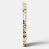 Coques Case-Mate iPhone Carte gravée de l'hémisphère occidental (Verso / Gauche)