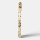 Coques Case-Mate iPhone Carte gravée de l'hémisphère occidental (Verso / Droite)