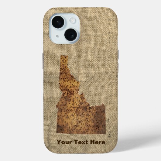 Coques Case-Mate iPhone Carte Idaho Spud (Verso)