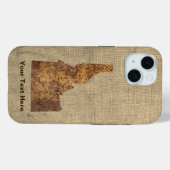 Coques Case-Mate iPhone Carte Idaho Spud (Verso (horizontal))