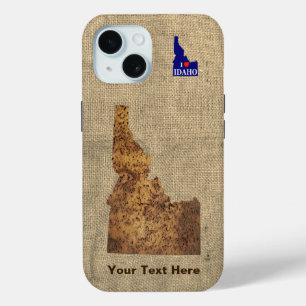 Coque Pour iPhone 15 Carte Idaho Spud