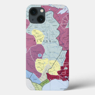 ETUI iPhone Case-Mate CARTE : INDIENS D'AMERIQUE