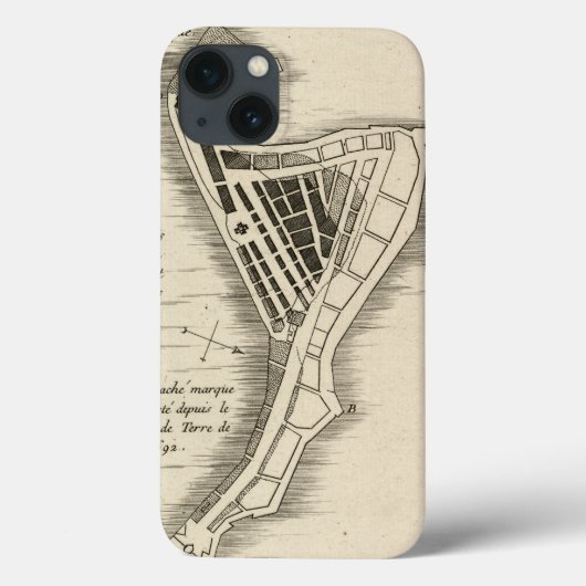 Coques Case-Mate iPhone CARTE : La JAMAÏQUE, 1755 (Verso)