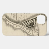 Coques Case-Mate iPhone CARTE : La JAMAÏQUE, 1755 (Verso (horizontal))