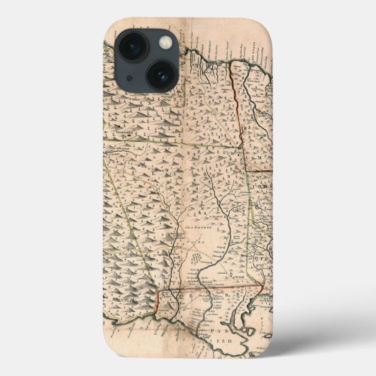 Coques Case-Mate iPhone CARTE : La JAMAÏQUE, 1755 2 (Verso)