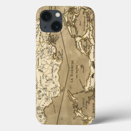 Coques Case-Mate iPhone CARTE : La JAMAÏQUE, 1767 (Verso)