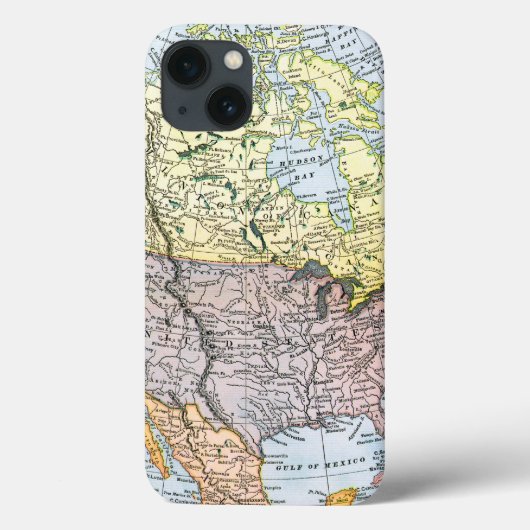 COQUES Case-Mate iPhone CARTE : L'AMÉRIQUE DU NORD, 1890 (Verso)