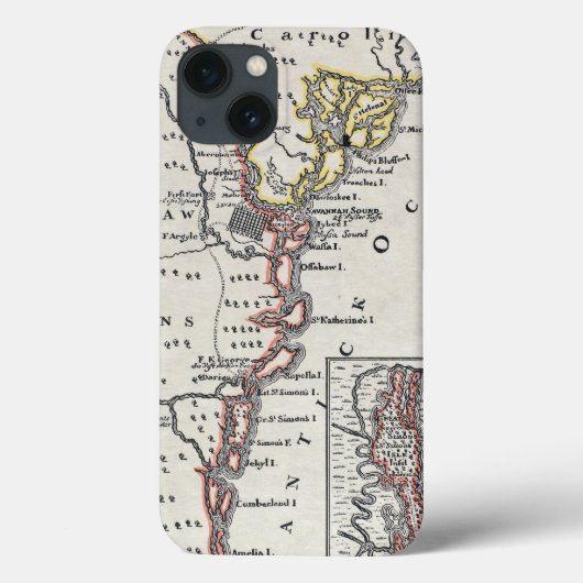 Coques Case-Mate iPhone Carte : L'Amérique du Nord, C1700 (Verso)