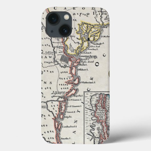 Coques Case-Mate iPhone Carte : L'Amérique du Nord, C1700 (Verso)