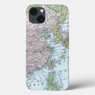 ETUI iPhone Case-Mate CARTE : L'ASIE DE L'EST, 1907