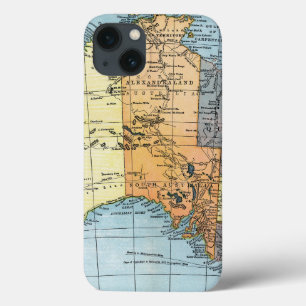 iPhone 13 Case CARTE : L'AUSTRALIE, c1890
