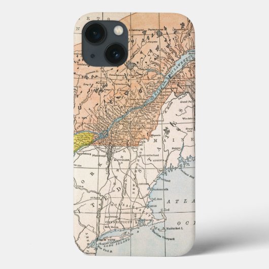 COQUES Case-Mate iPhone CARTE : LE CANADA ORIENTAL (Verso)