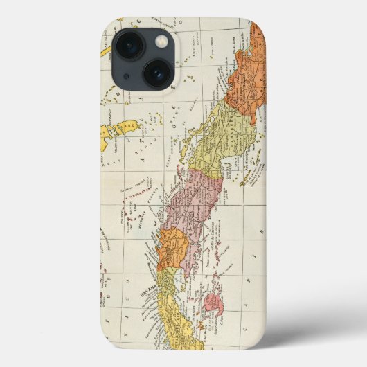 Coques Case-Mate iPhone CARTE : Le CUBA, 1900 (Verso)
