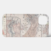 Coques Case-Mate iPhone CARTE : Le PANAMA, 1907 (Verso (horizontal))