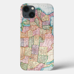 iPhone 13 Coque Carte : Les Etats-Unis, 1905
