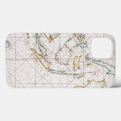 COQUES Case-Mate iPhone CARTE : LES INDES EST, 1670 (Verso (horizontal))