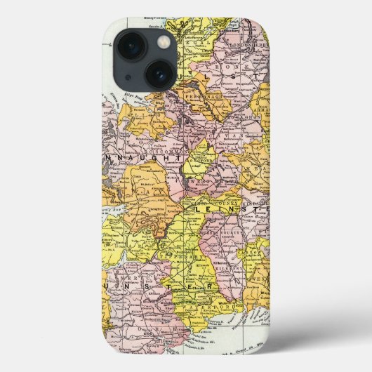 Coques Case-Mate iPhone CARTE : L'IRLANDE, c1890 (Verso)