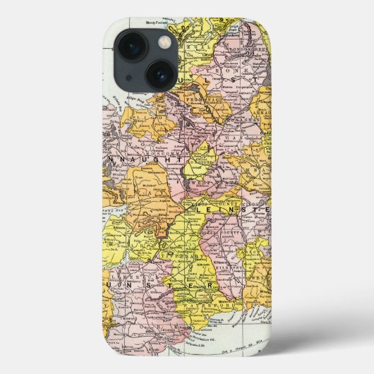 Coques Case-Mate iPhone CARTE : L'IRLANDE, c1890 (Verso)