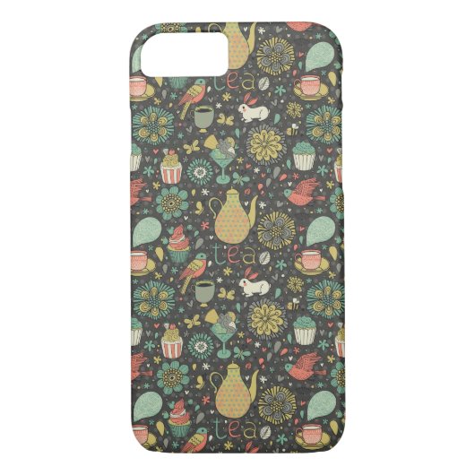 Coques Case-Mate iPhone Carte lumineuse savoureuse de thé (Dos)