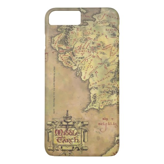 Coques Case-Mate iPhone Carte MIDDLE EARTH™ (Dos)