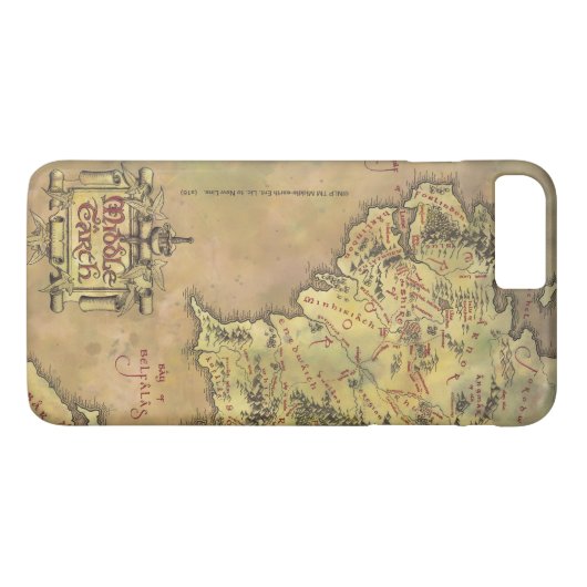 Coques Case-Mate iPhone Carte MIDDLE EARTH™ (Dos (Horizontal))