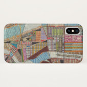 Coques Case-Mate iPhone Carte moderne de New York II (Dos (Horizontal))