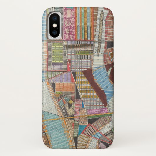 Coques Case-Mate iPhone Carte moderne de New York II (Dos)