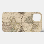 Coques Case-Mate iPhone Carte mondiale 9 (Verso (horizontal))
