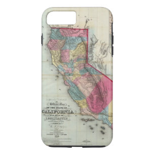 Coque iPhone 7 Plus Carte officielle de l'état de la Californie