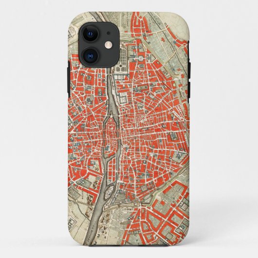 Coques Case-Mate iPhone Carte Paris (Dos)