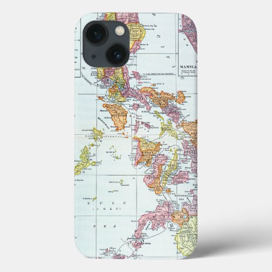 COQUES Case-Mate iPhone CARTE : PHILIPPINES, 1905 (Verso)