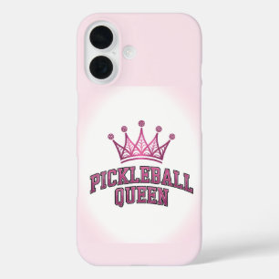 Coques iPhone 16 Carte postale Pickleball Queen