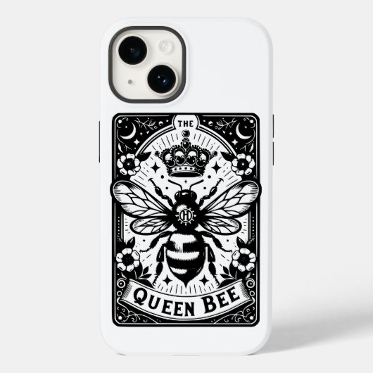 Coques Case-Mate iPhone Carte Queen Bee Tarot (Verso)