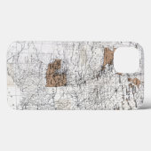 COQUES Case-Mate iPhone CARTE : RÉSERVATIONS, 1888 (Verso (horizontal))