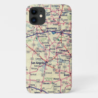 Carte routière du Texas