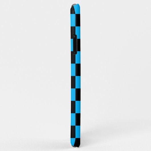 Coques Case-Mate iPhone Carte simple Abstrait de vérification géométrique  (Dos/Droite)