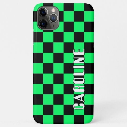 Coques Case-Mate iPhone Carte simple Abstrait de vérification géométrique  (Dos)