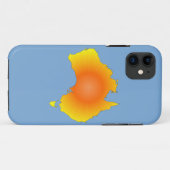 Coques Case-Mate iPhone Carte Sunny Australie (Dos (Horizontal))