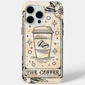 Coques Case-Mate iPhone Carte Tarot Café (Verso)