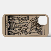 Coques Case-Mate iPhone Carte Tarot : Le Diable (Verso (horizontal))