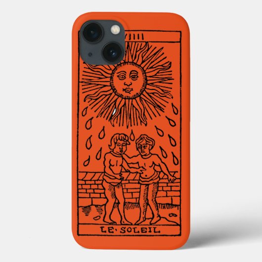 Coques Case-Mate iPhone Carte Tarot : Le Soleil (Verso)